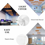 Tropical Plant Cactus Fluorescent Light Covers 1 Pack Western Cowboy Horse Sunset Deserts Brown Magnetic Fluorescent Ceiling Lights Filters for Office Classroom Home Drop Ceiling 4x2 Feet