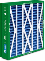 Filterbuy 21x21.5x5 Air Filter MERV 13 Optimal Smoke & Allergy Defense (4-Pack), Pleated HVAC AC Furnace Filters for Trane Perfect Fit & American Standard (Actual Size: 20.00 x 21.09 x 4.97)