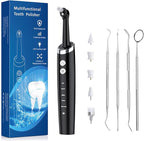 Dental Tools, Electric Tooth Polisher & Manual Teeth Cleaning Kit for Cleaning and Polishing of Tooth, All in One for Total Tooth Care, Removing Stains and Tartar & Brighten and Polish Teeth