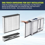 IYOUYA 2 Pack 313 Replacement Filter Compatible with AprilAire Whole House Air Purifier Model:1310, 2310, 3310, 4300, Competitive Models using 4898 Upgrade Kit, 20 x 20 x 4 MERV 13 Air Filter