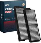 KAX CF10218 CP218 Cabin Air Filter Compatible with Mazda3 (2004-2009), Mazda5 (2006-2010, 2012-2017), Passenger Compartment Air Filter with Activated Carbon