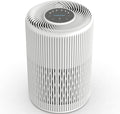 Air Purifiers for Home, FRESHDEW Air Purifier Up to 1300ft² for Smoke Pet Dander Odors with Fragrance Sponge,H13 True HEPA Air Purifier Cleaner with 360° Air Inlet,Sleep Mode for Bedroom (White)
