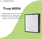 Nispira True HEPA Activated Carbon Pre Filter Replacement Compatible with Breathe Classic Smart Air Purifier BF35 HEPA-Pure. 1 Pack