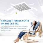 20x10 Return Air Grille [Duct Opening Size],Return Air Vent Cover for Wall Or Ceiling,Steel Return Air Filter Grilles Removable Face/Door for 1 Inch Filters (20"Wx10"H[Duct Opening])