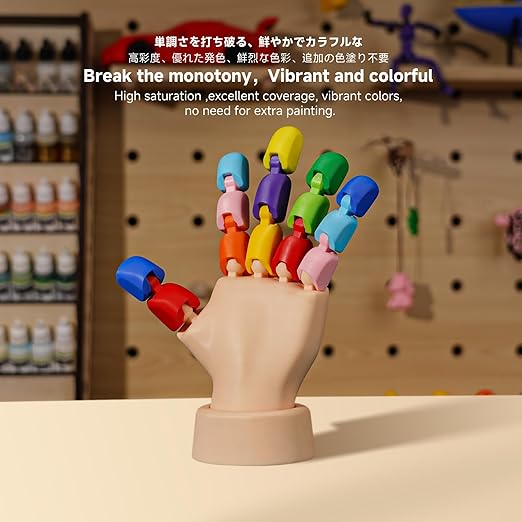 RESIONE CL-TH Tough ABS-Like Color 3D Printer Resin, Highly Saturated & Opaque Colors, Rigid and Tough, Wear & Scratch Resistant, Low Shrinkage for Figures, Models & Prototypes,Pink-1KG