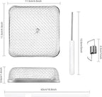SVNR 1 Pack Flying Insect Screen for RV Refrigerator Vents, 4.5" x 4.5" x 1.4", Camper RV Furnace Vent Screen Accessories.