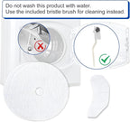 (20 Pack) Dryer Intake & Exhaust Vent Filter Set - 16 Intake + 4 Vent Air Filters for Efficient Lint Trapping & Fire Prevention - Fits Most Dryers