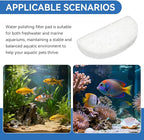 20 Pack Water Filter Polishing Pads for Fluval 104 105 106 204 205 206 Filters, Aquarium Water Polishing Filter Pads, Replacement Polishing Pad Filter Sponge Media for Fish Tanks