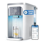 NOVETE Smart Reverse Osmosis Water Filter Countertop, UV 8-Stage RO Water Filtration System with APP Control, Cold Water Down to 32℉, NSF/ANSI 42/58 Certified, 4:1 Pure to Drain, No Plumbing, CRF0A-Qi