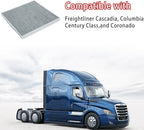 P609422 cabin air filter with Activated Carbon Compatible with Freightliner Cascadia, Columbia,and Coronado Replaces AF26235, PA4857, P609422, wix 24318, CAF24003, PA10181(set of 4)