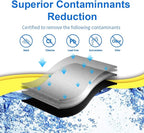 EXCELPURE RWF6100A Refrigerator Water Filter Replacement For Bosch Ultra Clarity Pro BORPLFTR50, BORPLFTR55, 12033030, 11025825, 11032531, B36CT80SNS, B36CL80ENS, WFC100MF, WFS200MF, 3PACK