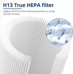 Core 300 Replacement Filter for Levoit Core 300-p, Core 300S, Core 300, Core 300-RF, Core 300-RAC Air Purifier, 3-in-1 H13 True HEPA Activated Carbon Filter(White) by APPLIANCEMATES