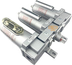 1/2" NPT HEAVY DUTY Industrial Grade 3 Stages Filter Coalescing Desiccant Dryer System For Compressed Air Lines, Metal Bowls, Great For Paint Spray And Plasma Cutter (MANUAL DRAIN)