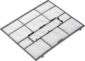 PATIKIL Air Conditioner Filter Replacement 353mm x 290mm, Plastic Air Filtering Screen with Filter Foam for HVAC, Black