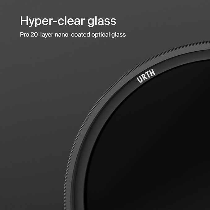 Urth 95mm Soft Graduated ND8 Lens Filter (Plus+) — 3-Stop, Ultra-Slim 20-Layer Nano-Coated Soft Grad Neutral Density Camera Lens Exposure Balance Filter