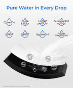 Waterdrop 5231JA2002A Refrigerator Water Filter, Replacement for LG® LT500P®, GEN11042FR-08, ADQ72910911, ADQ72910901, Kenmore 9890, 46-9890, LFX25974ST, 2 Pack (Package May Vary)