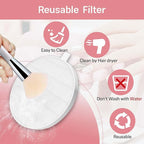 6 Pack HPro Nail Dust Collector Replacement Filters, Compatible with MelodySusie Nail Dust Collectors Models HPro/SProR