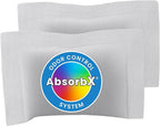 iTouchless 2-Pack AbsorbX Odor Filter Deodorizers, Absorbs Trash Odors, All Natural Activated Carbon, Biodegradable, for use with 8 Gallon and Larger Trash Cans with Odor Filter Compartment