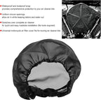 Joyzan Air Filter Protective Cover, Waterproof Universal Cold Intake Cleaner Socker Motorcycle Rain Sock Dustproof Protection Wrap Net Accessories Kit Uniform Micron High Flow Performance Black