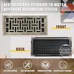 Air Floor Vent Adjustable Register 4x12 Inch Floor Register Vents for Home Floor Register Vents Bronze Color