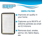 HQRP 4-pack HEPA Filter A compatible with GermGuardian FLT4010 Replacement fits AC4010 / AC4020 series Table Top models