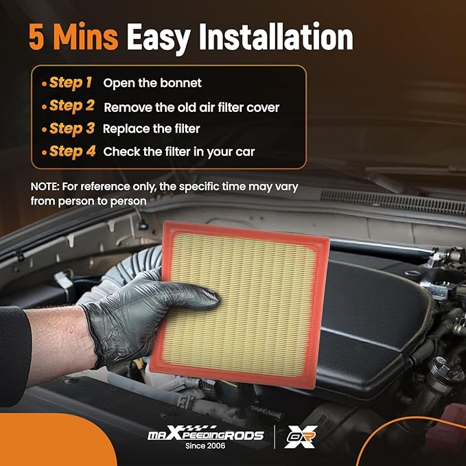 maXpeedingrods CA12932 Engine Air Filter Fit for Acura Integra 1.5L 2023-2025, for Honda Civic 1.5L 2022-2025, CR-V 1.5L 2023-2025, Accord 1.5L 2023-2025, Replacement for 1722064AA00, PA99892