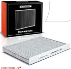 A-Premium Cabin Air Filter with Activated Carbon Compatible with Hyundai Santa Fe 2009-2011 & Kia Sorento 2011-2015, Replace# 971331U000