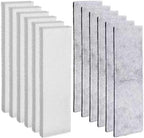 Pangda 12 Pcs Carbon Filter Foam Pads and Foam Filters Compatible with U4 Range of Internal Underwater Sponge Aquarium Underwater Filter Accessories for Internal Replacement Aquarium Fish Tank