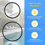 DEX2420Z8A Air Release Valve O-Ring Kit Compatible with Hayward SwimClear for Pro-Grid DE Filters, Fits C2020 C3020 DE2420 DE3620 Cartridge Filter Repair Parts - 1 Set of Replacement Seals