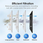 Waterdrop FXHTC Whole House Carbon Water Filter, Replacement for GE® FXHTC, GXWH40L, GXWH35F, Culligan® RFC-BBSA, American Plumber W10-PR, W10-BC, WRC25HD, 10" x 4.5" Cartridge, 5 Micron, Pack of 4