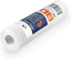 Aquaboon 5 Micron 10 x 2.5 Grooved Sediment Water Filter Replacement for Whole House Filter Cartridge Compatible with AP110, WHKF-GD05, CFS110, 50-Pack