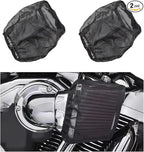 2 PCS Air Filter Cover for Car, Dustproof Cold Air Filter Protective Sock Cover Wrap, Automotive Air Cleaner for High Flow Air Intake Filters, Universal Vehicle Accessories (Small)