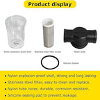 Water Pump Strainer Filter Inlet for High Pressure Washer, Sediment Filter Attachment, 80 Mesh Screen(3/4“ 80Mesh)