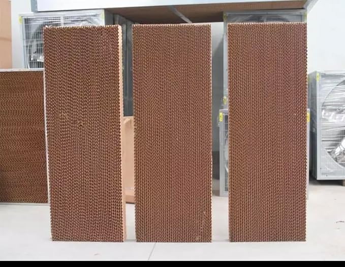 High Efficiency Swamp Cooler Pads, Swamp Cooler Filter, Evaporative Cooling Pad, Evaporative Cooler Pads, Evaporative Cooler Replacement Media, 1 Piece (24" Long, 12" Wide, 6" Thick)