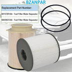 Fuel Filters for Ram 2500 3500 4500 5500 6.7 Cummins Diesel, Fuel Filter for 2019 2020 2021 2022 2023 2024 Dodge Ram 6.7 Diesel, Fuel Filter Water Separator Set Replace 68157291AA 68436631AA