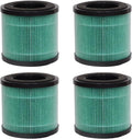 PUREBURG Replacement Filter Compatible with KOIOS P40 Air Purifier,4-Pack H13 HEPA Activated Carbon 3-Stage Filtration Air Clean Dust VOCs Odor