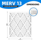 (6 Pack) 24x30x1 Air Filter, MPR 1900 & FPR 10, MERV 13 Pleated Air Filter (Actual Size:23 3/4x29 3/4x3/4 inch)