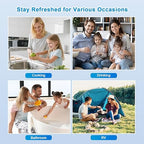 Eiree UF33 6 Stages Ultra Filtration Under Sink Water Filter System Under Counter Water Filter Direct Connect to Kitchen Faucet, Reduces Chlorine, Taste and Odor, Fluoride
