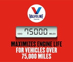 Valvoline High Mileage with MaxLife Technology 20W-50 Synthetic Blend Motor Oil 1 Quart
