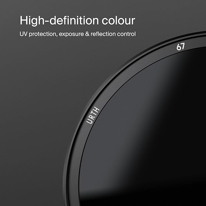 Urth 62mm 4-in-1 Magnetic Lens Filter Kit (Plus+) -UV, CPL, Neutral Density ND8, ND1000, Multi-Coated Optical Glass, Ultra-Slim Camera Lens Filters