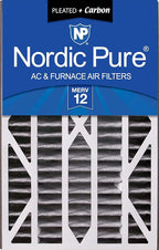 Nordic Pure 16x25x3 (Actual Size: 15 13/16 x 24 5/16 x 3) MERV 12 Plus Carbon Trion Air Bear Cub Replacement Air Filter 1 Pack