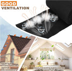 Roof Vent - Attic Mesh for Airflow Control | Ventilation Roll Filter Barrier with Breathable Grid Material & Cut to Fit Installation Design for Shed, Garage, Greenhouse and Cabin Protection