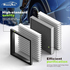 Engine&Cabin Air Filter for Rogue 2.5L(2014-20), Rogue 2.0L Hybrid(2017-19), Rogue Sport 2.0L(2017-22), Qashqai 2.0L(2017-23) Air filter Replacement CF11854 CA11858 Automotive Accessories