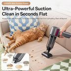 REWONDER Car Vacuum Cleaner High Power, 22000Pa Vacuum Cleaner & 110000RPM Air Duster, Handheld Vacuum with 7800mAh Battery for Valentines Day Gifts, Storage Bag & Multi-Nozzles for Car, Home