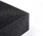 AQUANEAT Aquarium Filter Sponge Open Cell Foam Sheet Bio Sponge Filter Media Pad HMF Fish Tank Sump Divider (23" Lx 12.25" W x 2" H, Black)