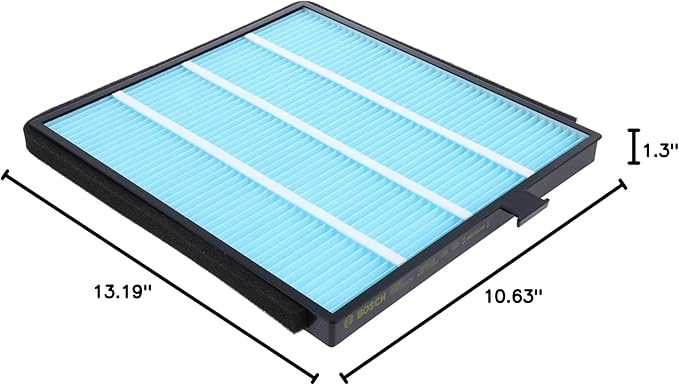 BOSCH 6059C HEPA Cabin Air Filter - Compatible with Select Acura MDX; Honda Odyssey, Pilot (Pack of 3)