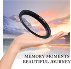 49-55mm Step-Up Ring Adapter, 49mm to 55mm Step Up Filter Ring for 49mm Lens Mount 55mm for DSLR Lenses and ND UV CPL IR Filters （49-55mm）