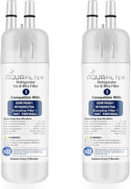 FILTER1 W10295370 A Refrigerator Water Filter Replacement Compatible for EDR1RXD 1 WATER FILTER W10295370 A Refrigerator Models (2-PACK)