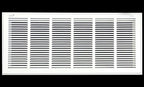 HVAC Premium 34 x 10 Duct Opening Steel Return Air Filter Grille, for 1-inch Filter, Removable Door, Flat Stamped HVAC Vent Cover Grille, Outer Dimensions 36.5 x 12.5