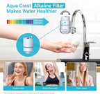 [Alkaline] 6 Pack Faucet Filter Replacement for All PUR®Plus, Pur® Water Filter Replacement, Filter Replacement RF-9999®, 1800-Gallon Long Lifespan, AQUA CREST